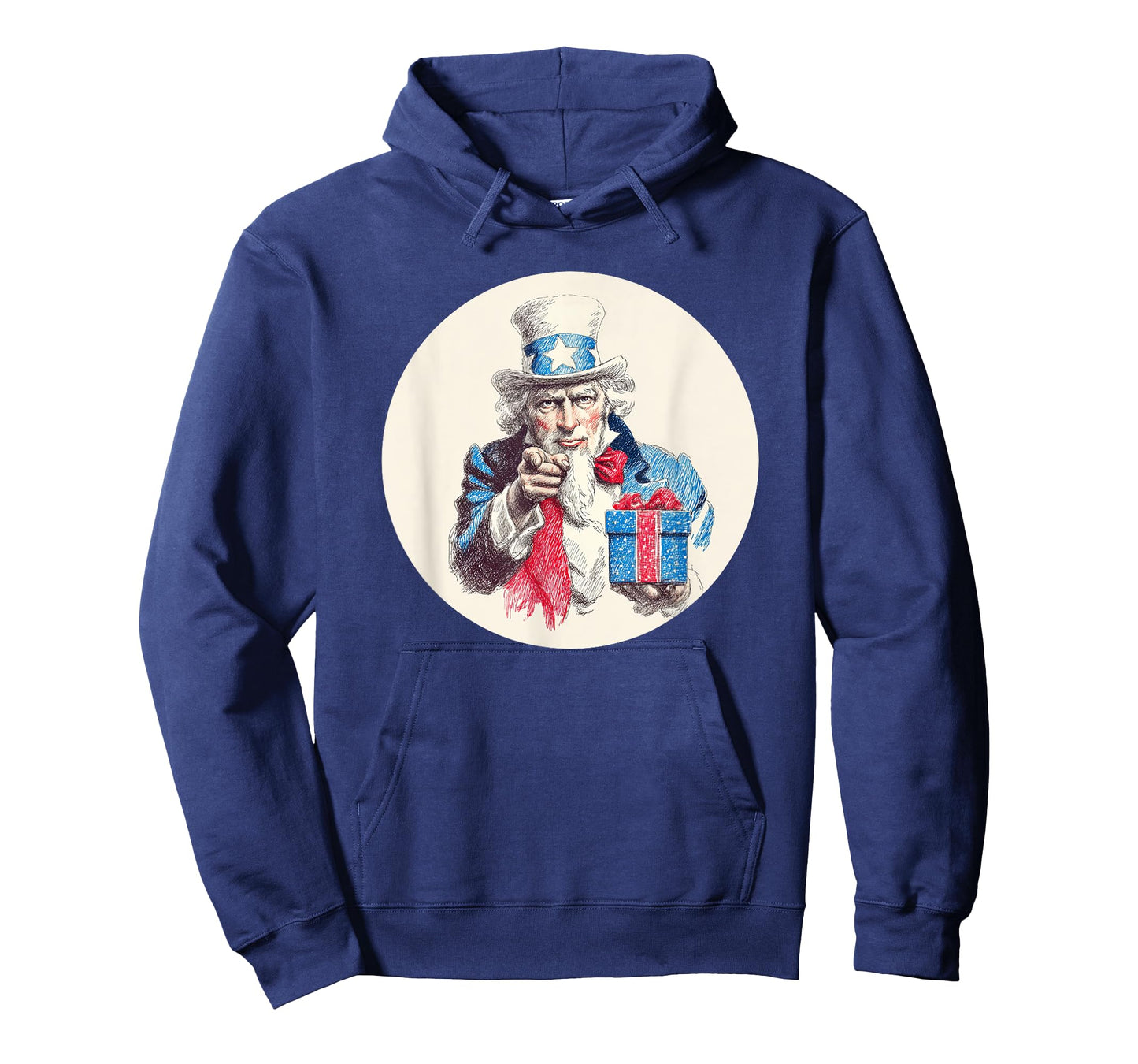 Great Patriotic Look with Sam and Christmas Box T-Shirt