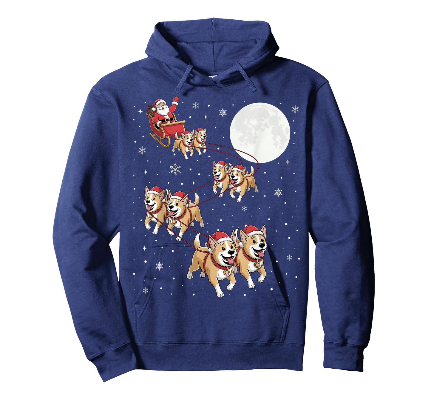 Australian Cattle Dog Xmas Matching Santa Claus Riding T-Shirt