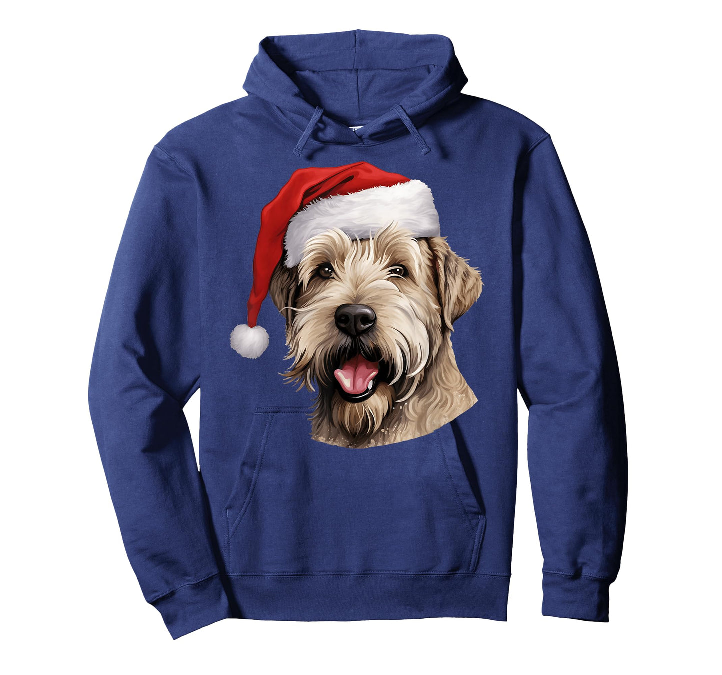 Wheaten Terrier Santa Hat Christmas Sweater Xmas Pet Dogs T-Shirt