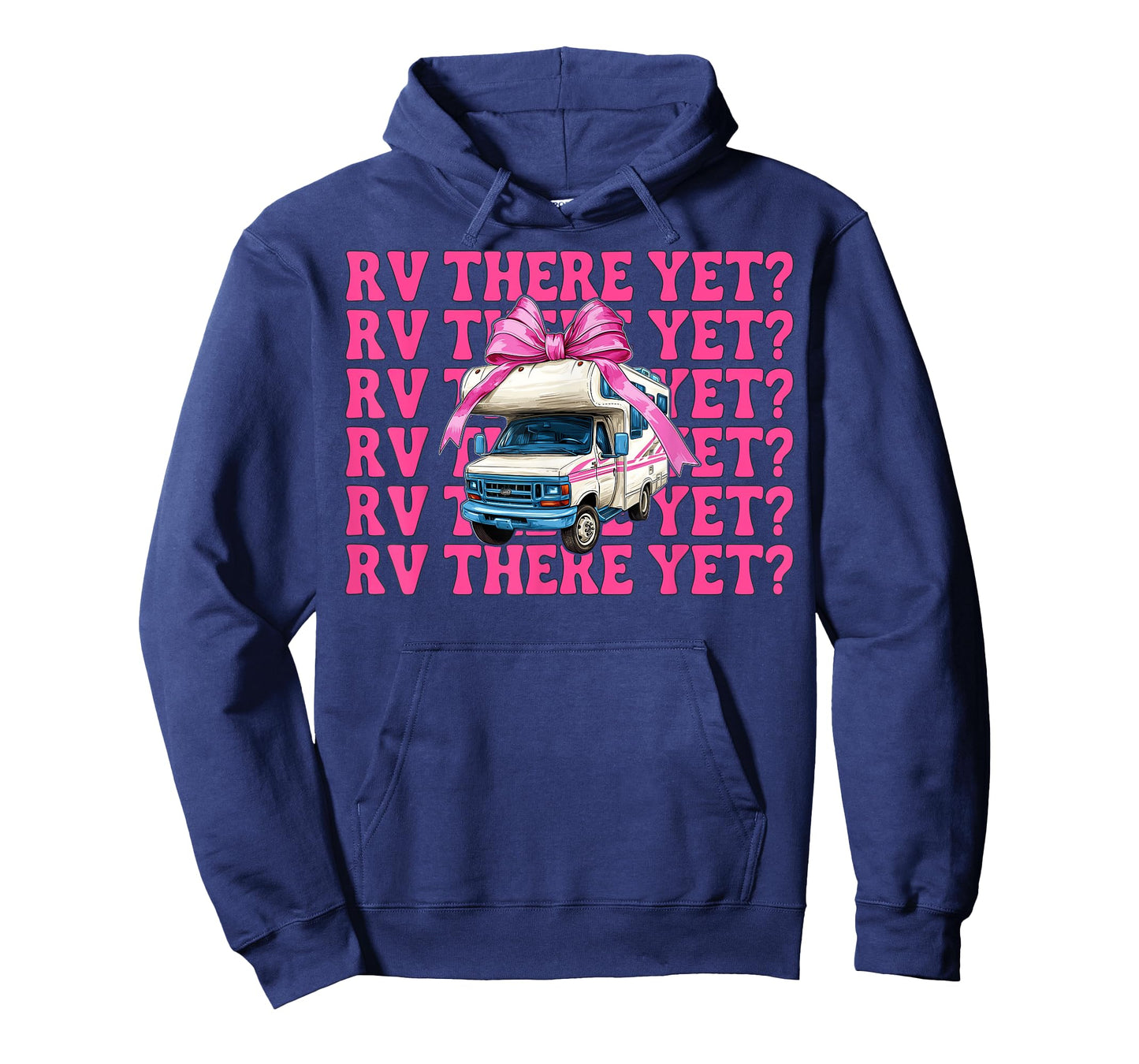 Rv There Yet? RV Camping Camper Motorhome Girl Mom Coquette T-Shirt