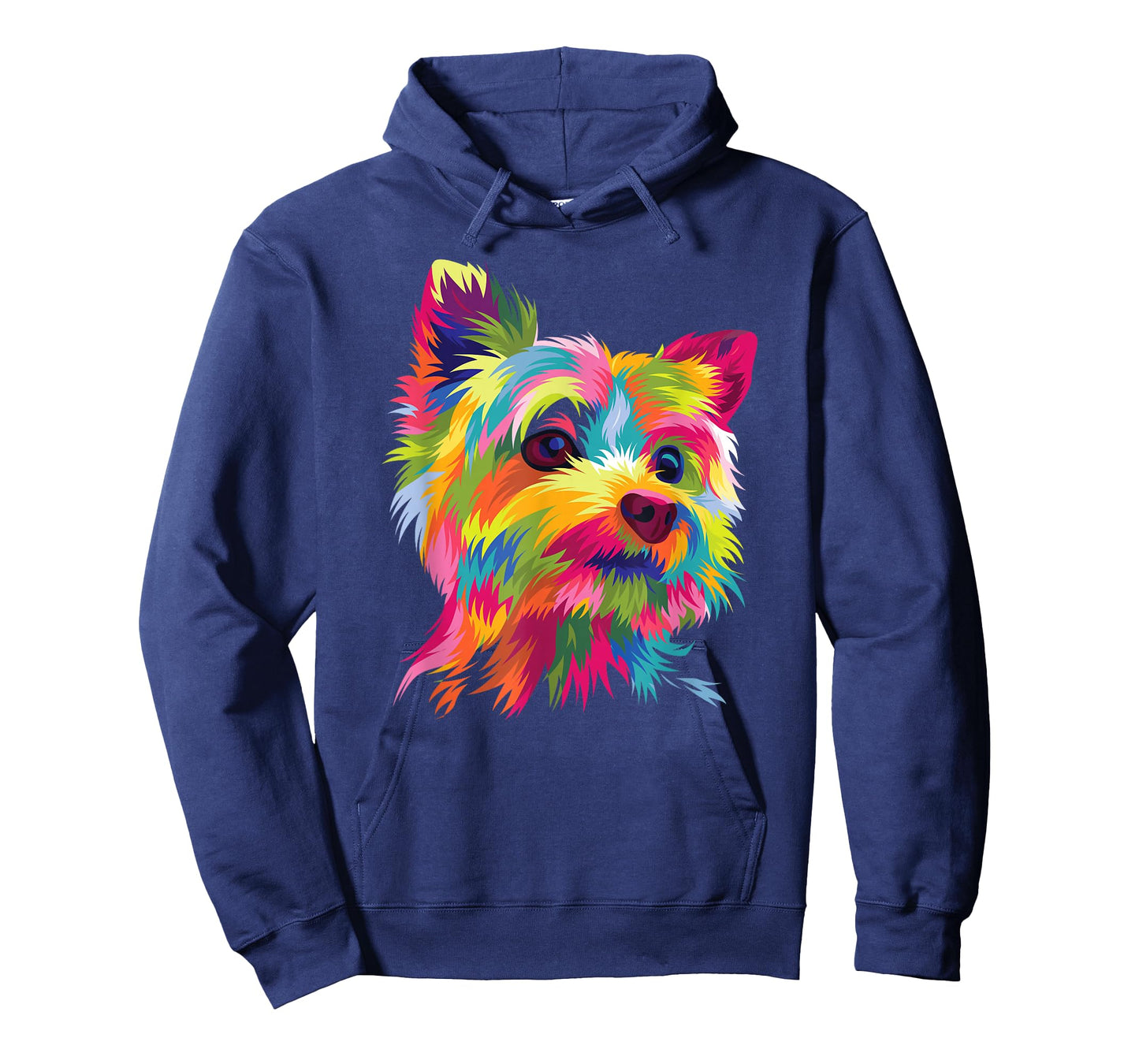 Colorful Pop Art Yorkshire Terrier Portrait Yorkie Lover T-Shirt Small