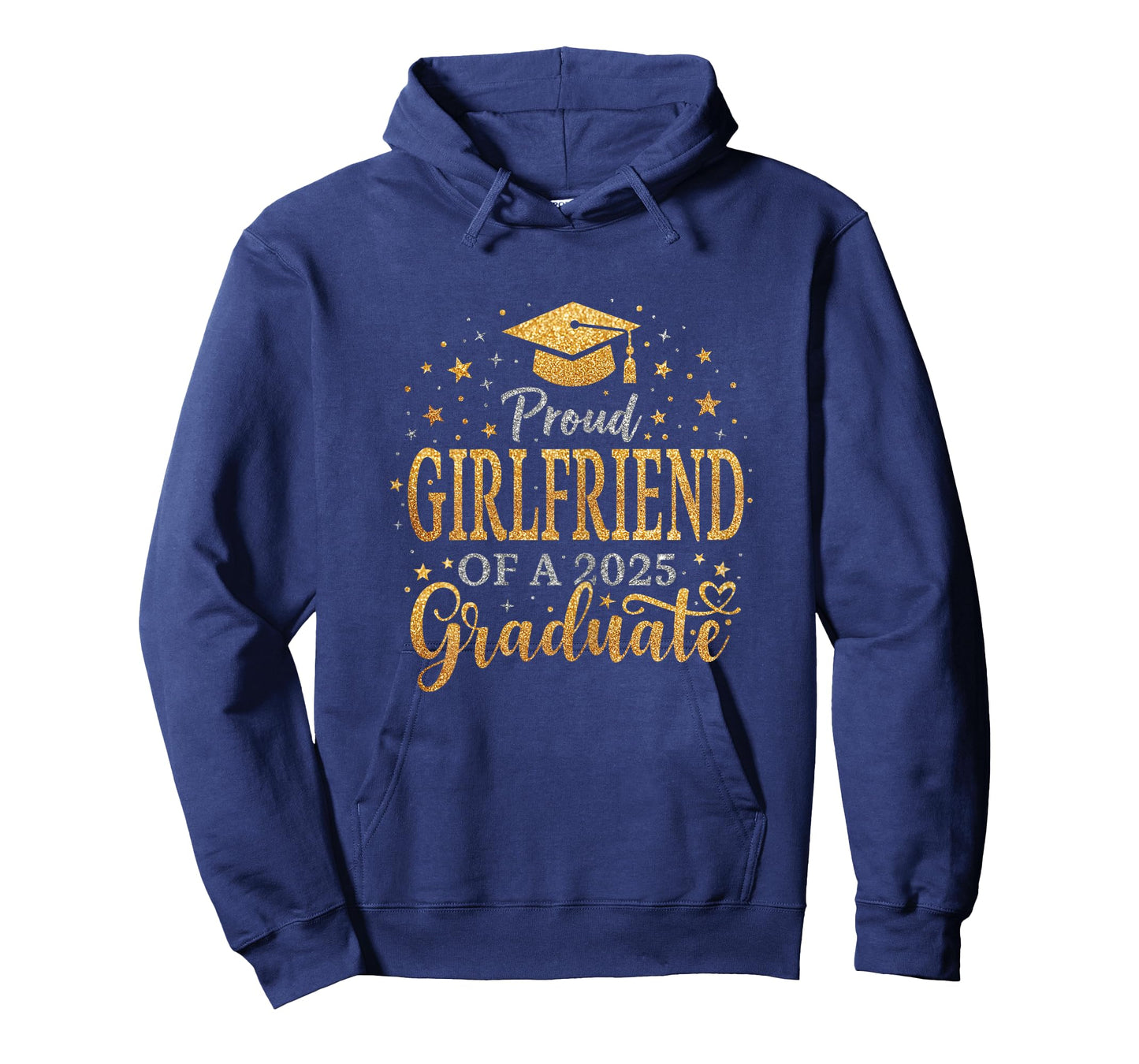 Funny Senior Proud Girlfriend of a Class of 2025 Graduate T-Shirt