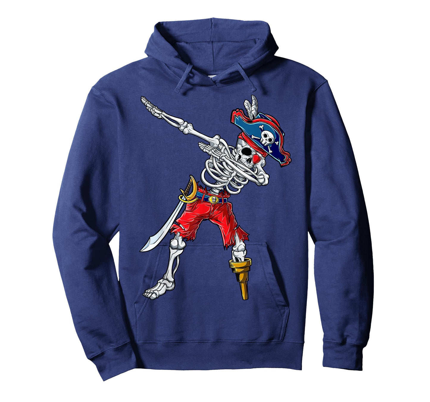 Dabbing Skeleton Pirate T Shirt Halloween Kids Boys Men Gift T-Shirt