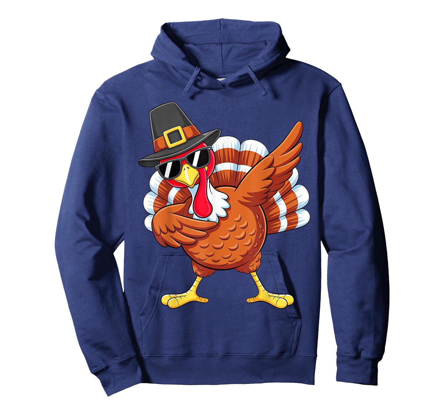 Dabbing Turkey Thanksgiving Day Pilgrim Boys Men Funny Dab T-Shirt