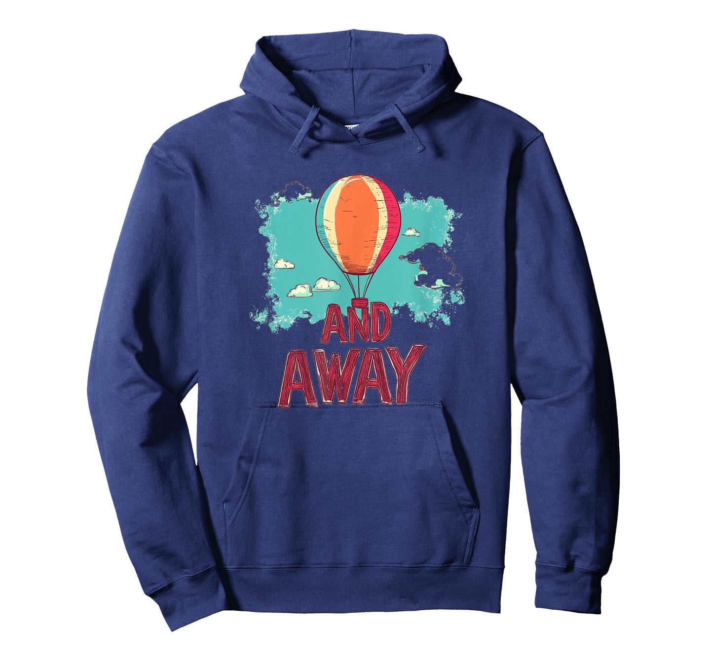 Hot Air Balloon with Up and Away Statement Costume T-Shirt