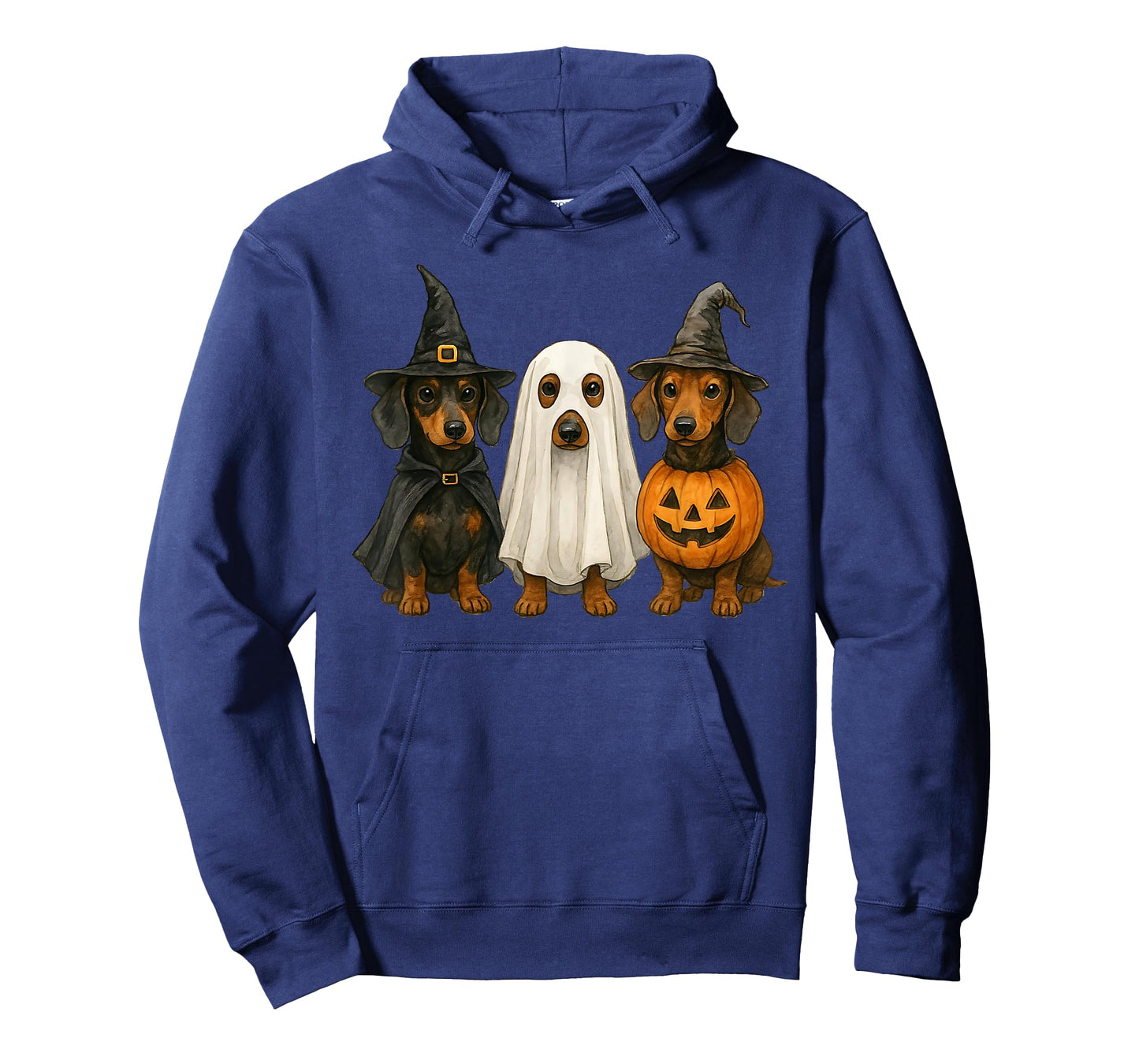 Dachshund Halloween Wiener Dog Pumpkin Weenie Witch Ghost T-Shirt