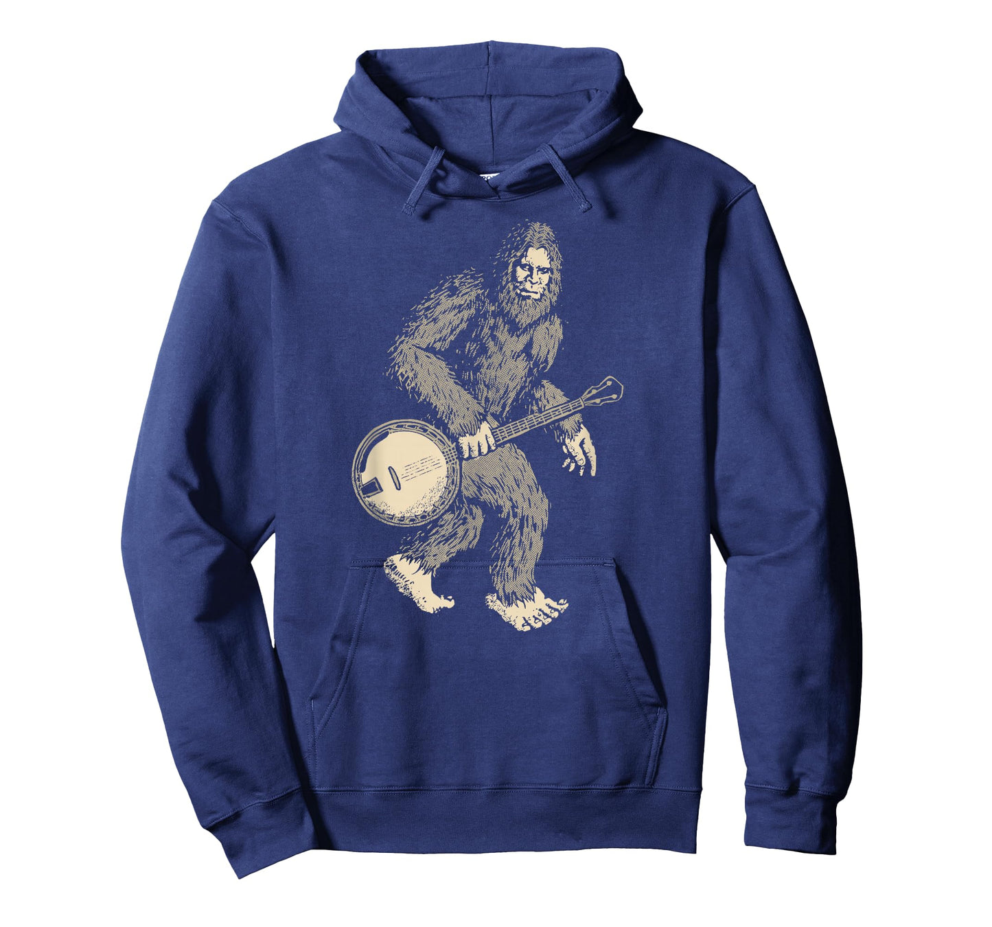 Grassquatch! Vintage Bigfoot & Bluegrass Banjo Music T-Shirt
