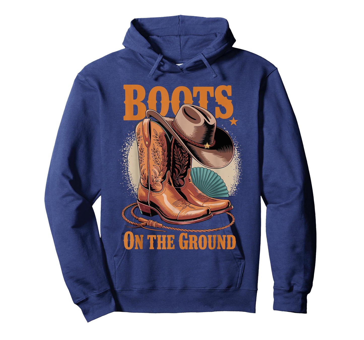 Boots On The Ground Western Cowboy Rodeo Country T-Shirt