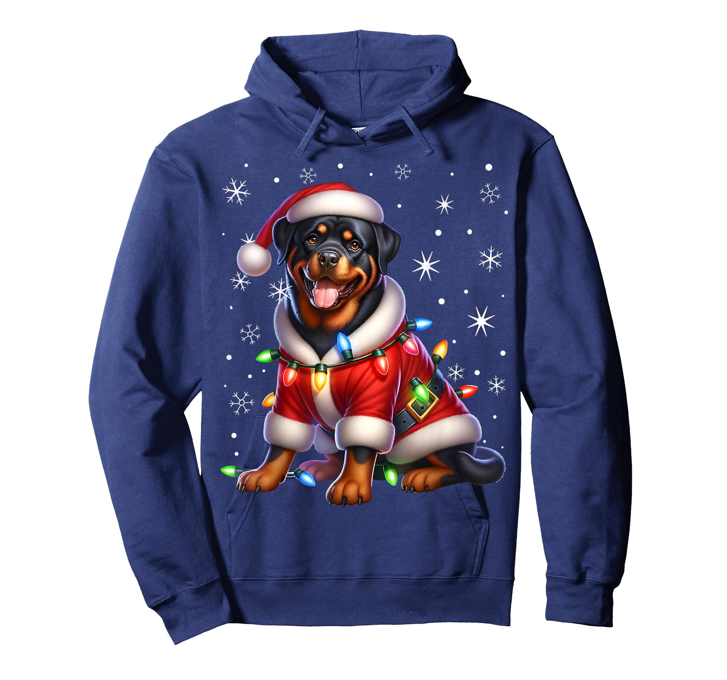 Rottweiler Santa Claus Rottweiler Costume Rottweiler Xmas T-Shirt
