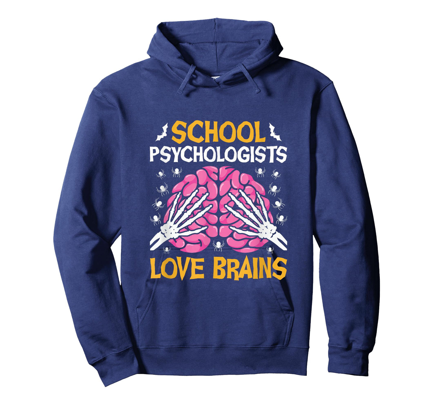 School Psychologists Love Brains Funny Halloween School T-Shirt