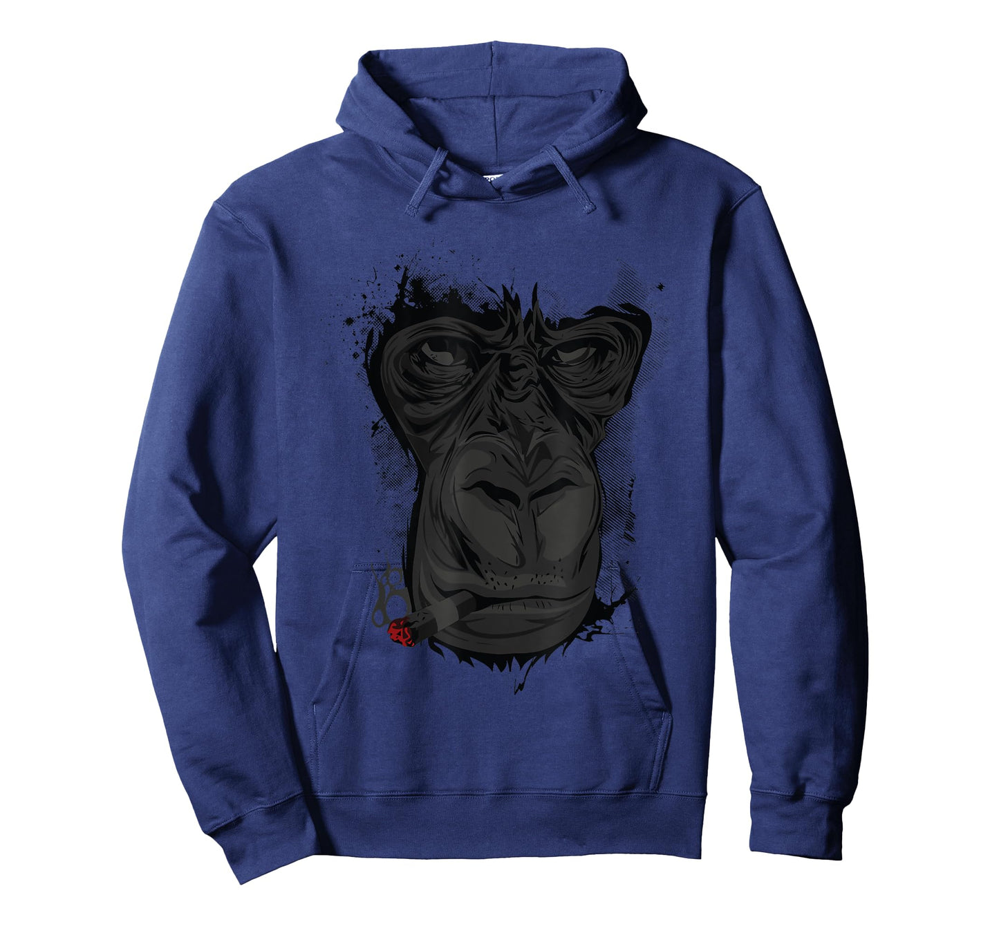 Angry Gorilla Shirt Graphic Ape Cigar Smoking Monkey Gift T-Shirt