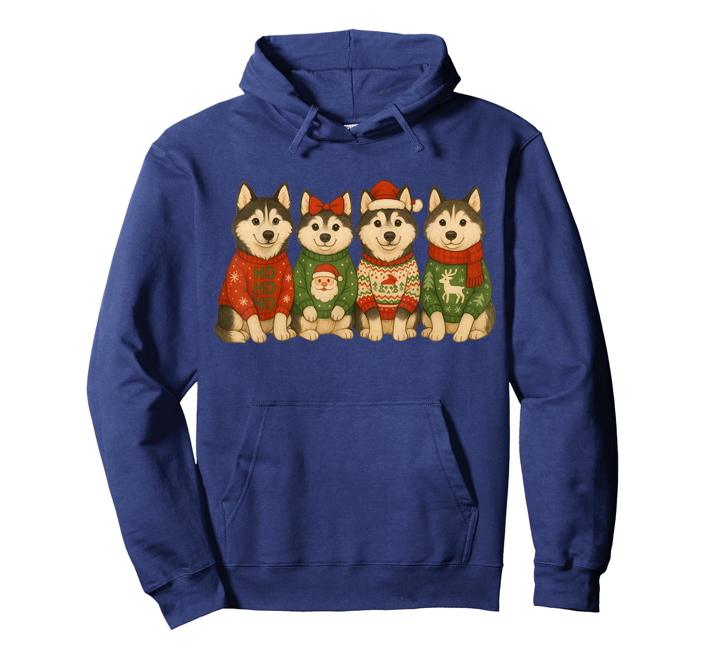 Christmas Husky Matching Family Xmas Pajama Men Women Kids T-Shirt