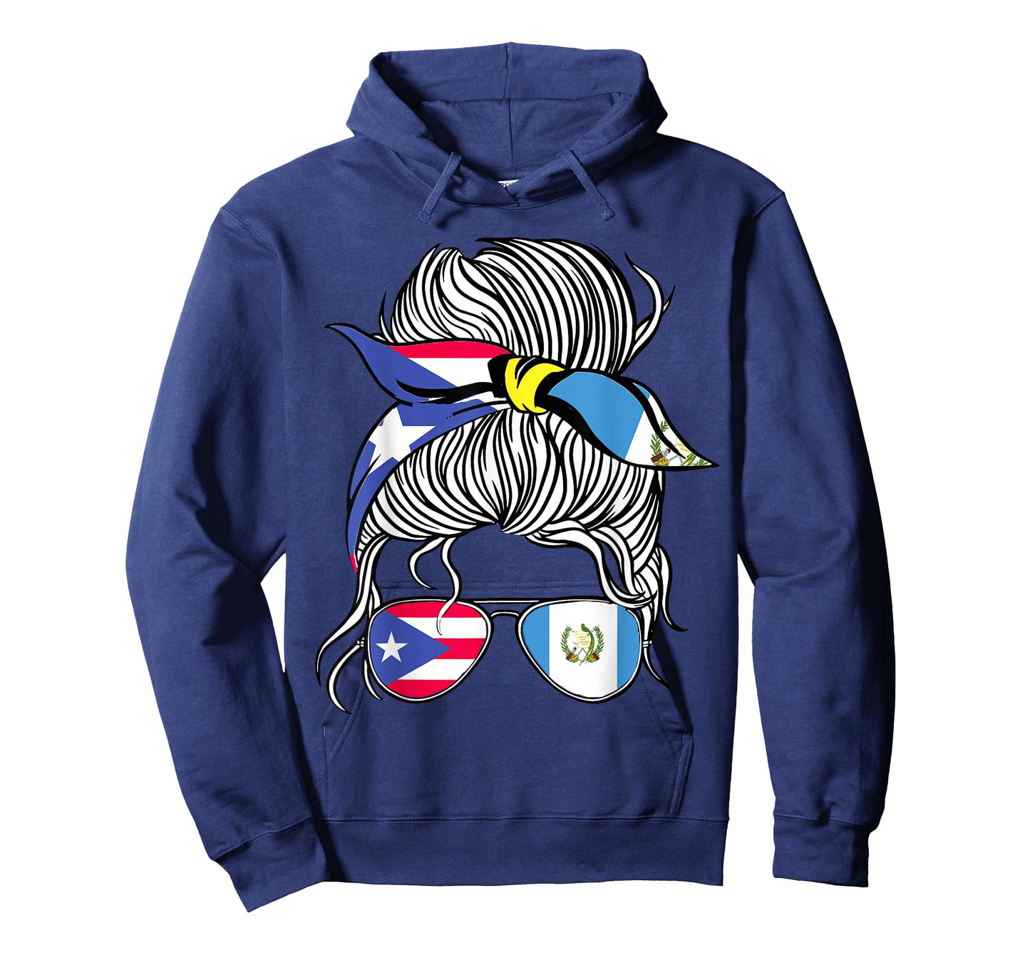 Puerto Rico Flag Guatemala Grown Women Girl Country T-Shirt