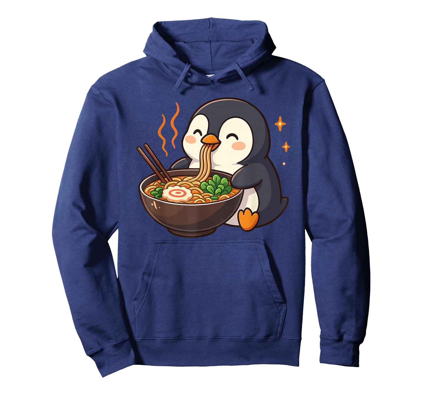 Penguin with Noodles Ramen Kawaii Penguin T-Shirt