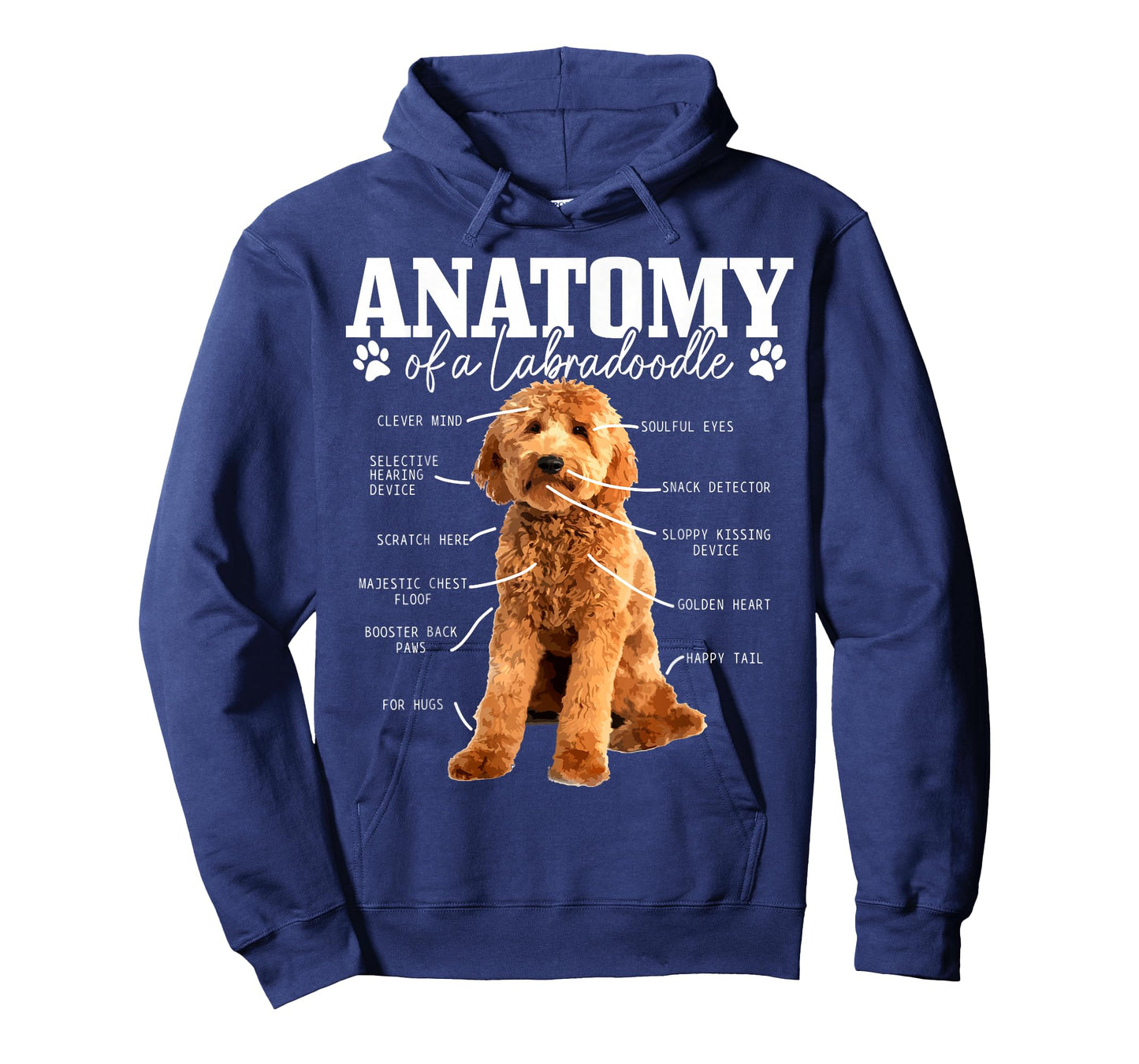 Labradoodle Anatomy Funny Cute Doodle Dog Mom T-Shirt