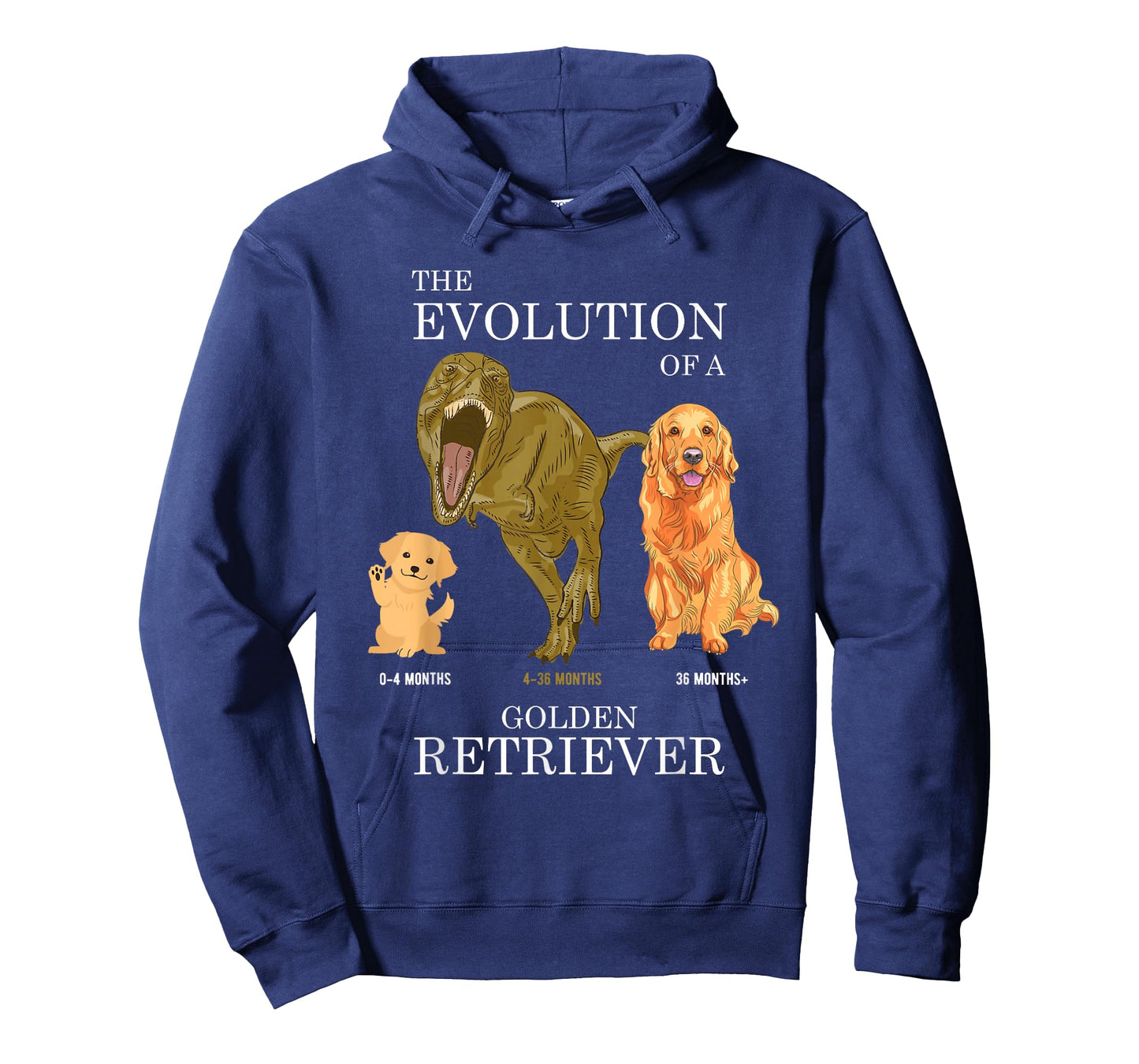 The Evolution of a Golden Retriever or Evolution of dogs T-Shirt