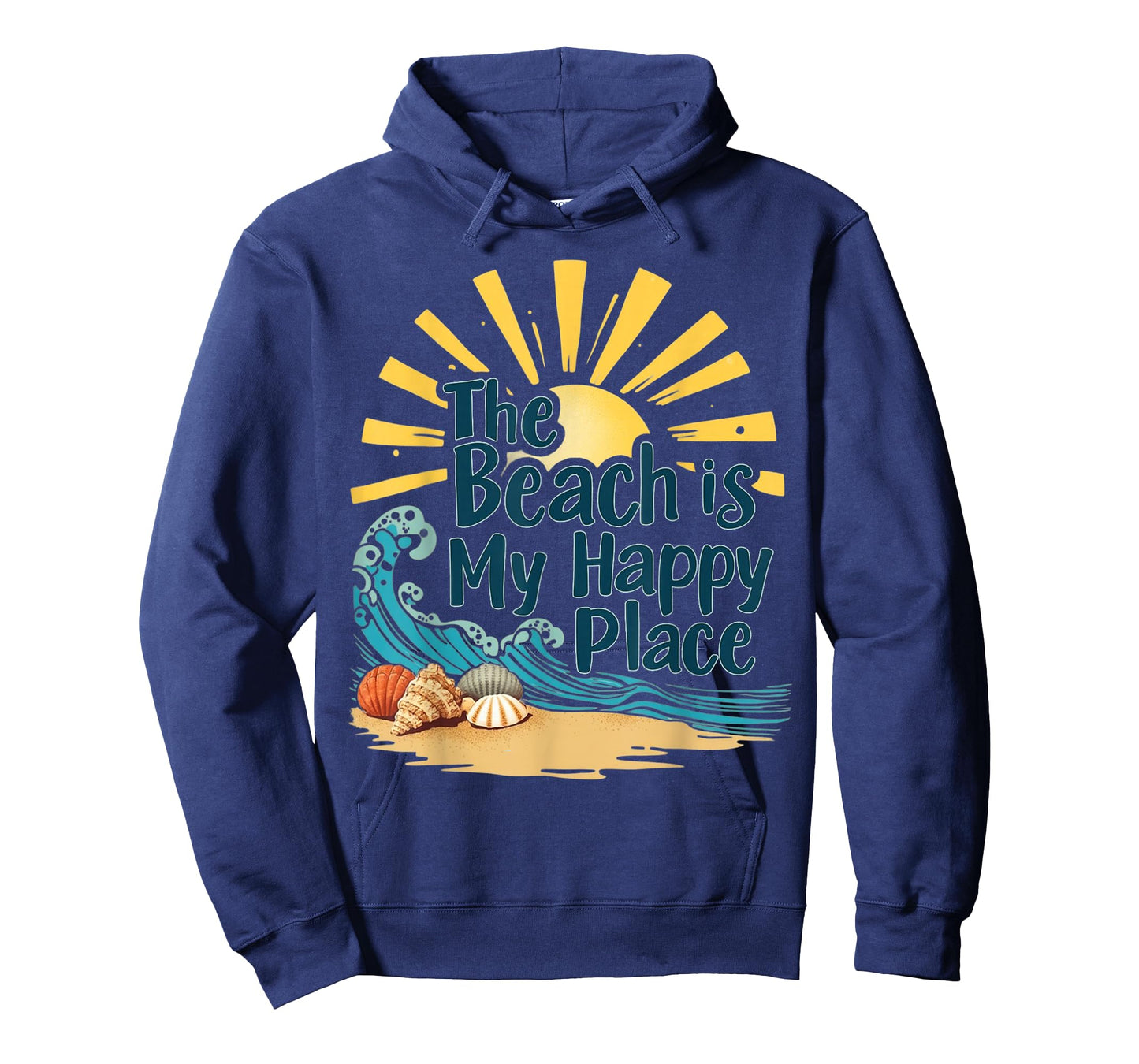Beach Shirt Women The Beach is My Happy Place Casual Summer T-Shirt