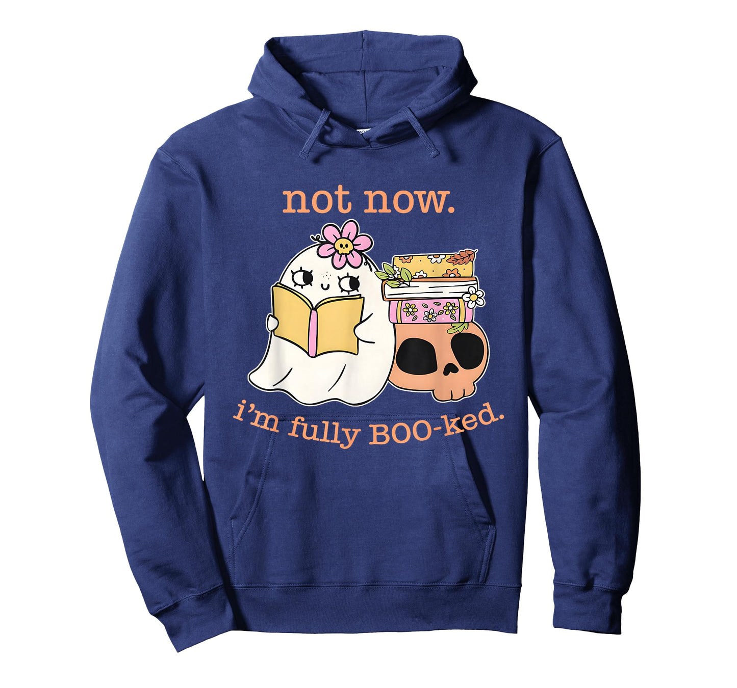 Not Now. I'm Fully Boo-KED. Funny Halloween Book Lover T-Shirt