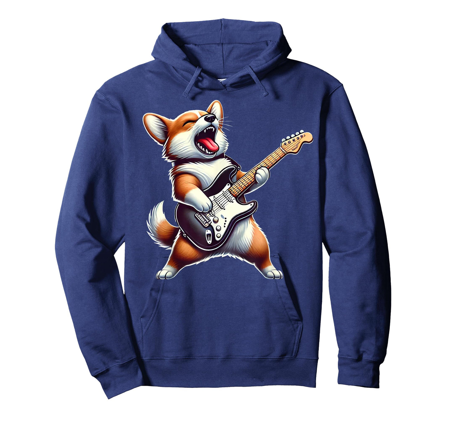 Dog Guitarist Pembroke Welsh Corgi Rock Lover T-Shirt