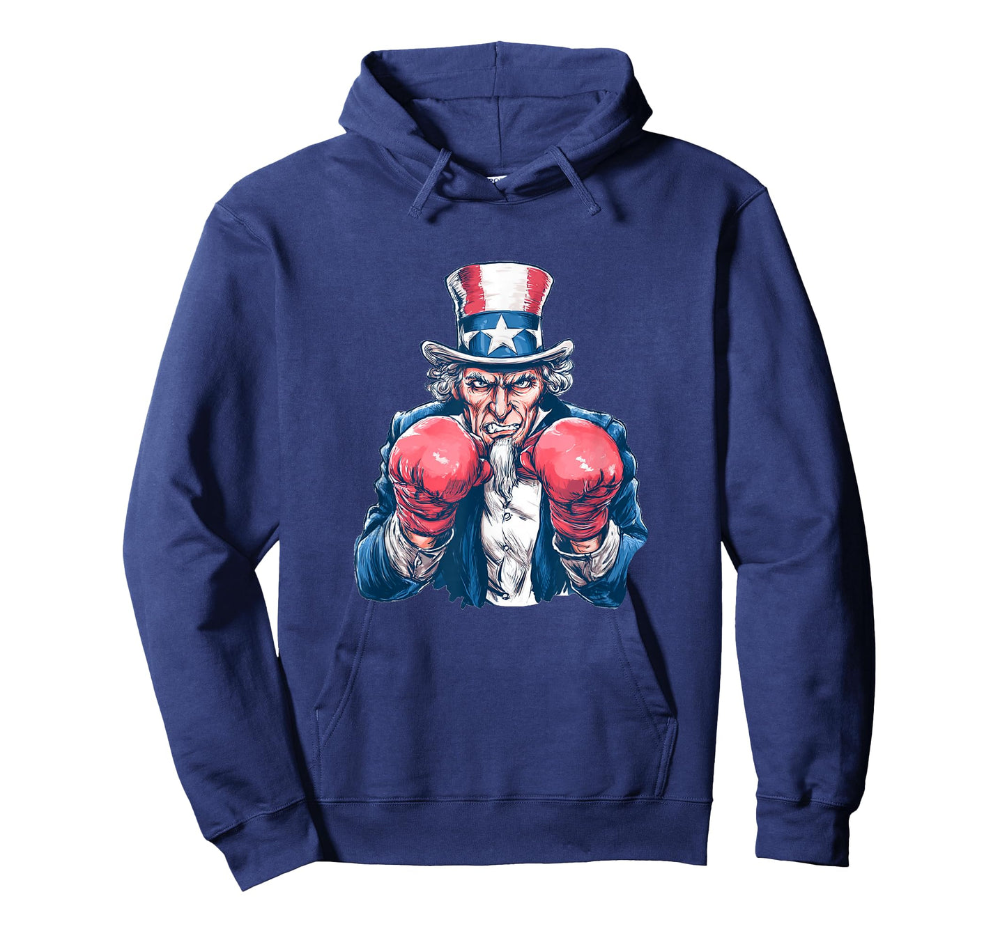 Amazing Boxing US Sam Costume with Fighting Gloves T-Shirt