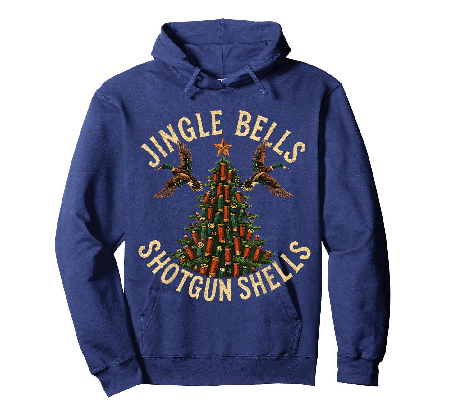 Jingle Bells Shotgun Shells Funny Hunting Christmas T-Shirt
