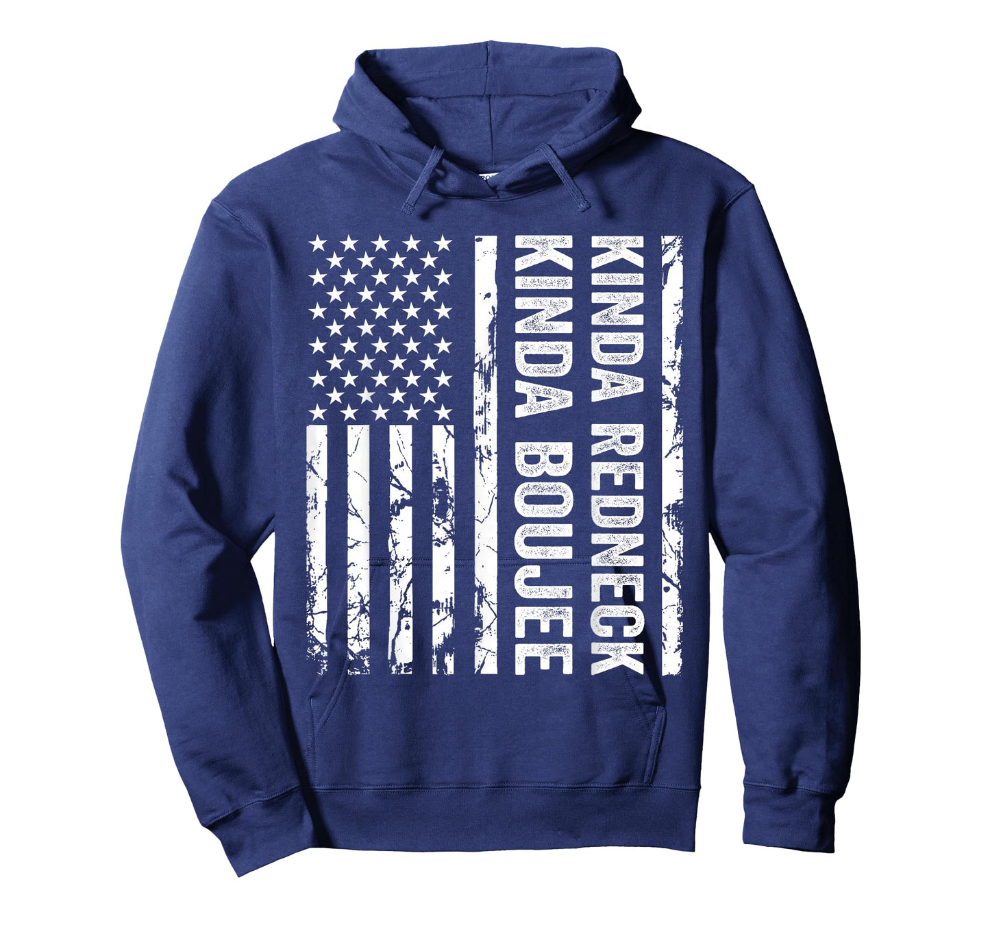 Kinda Redneck Kinda Boujee USA American Flag Southern T-Shirt