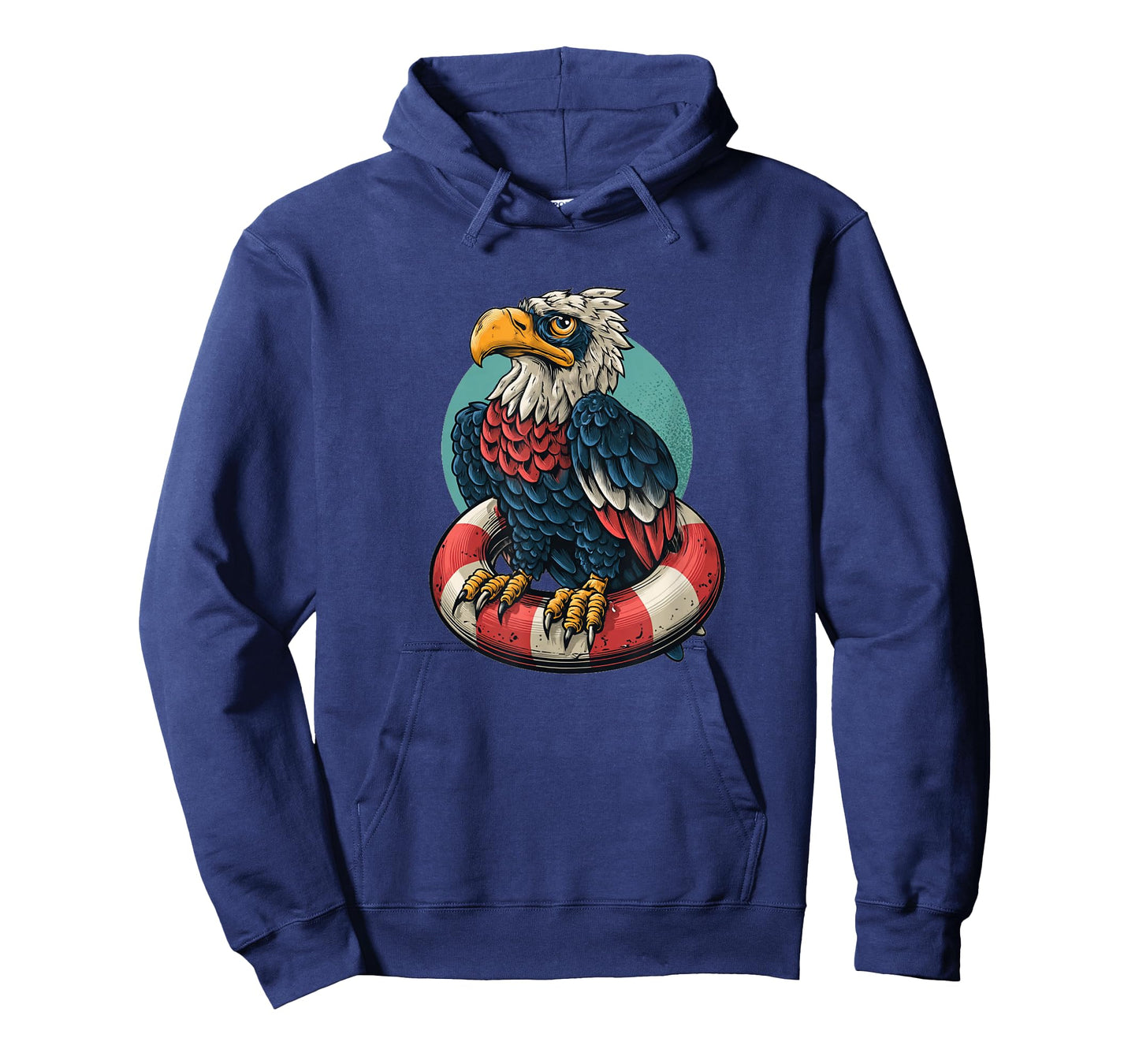 Funny Big Prey Bird with Pool Ring for Boys and Girls T-Shirt