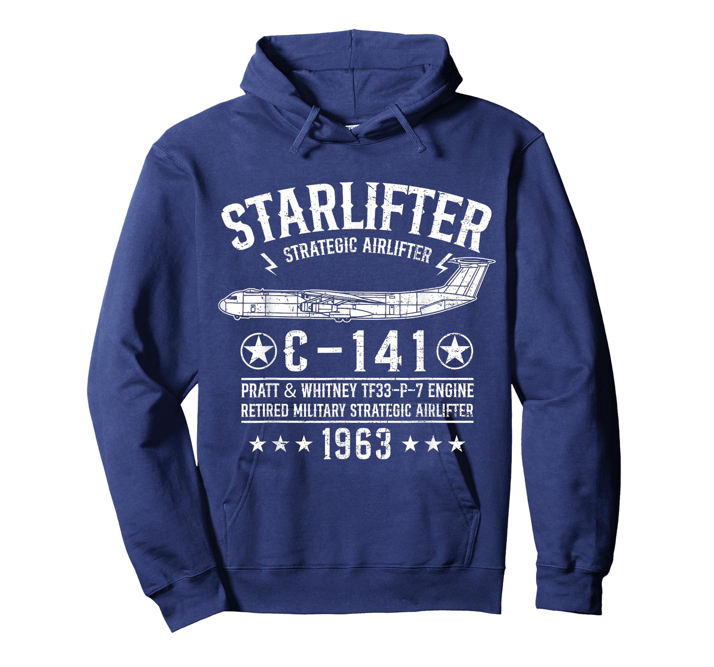 C-141 Starlifter Retired Military Strategic Airlifter Plane T-Shirt