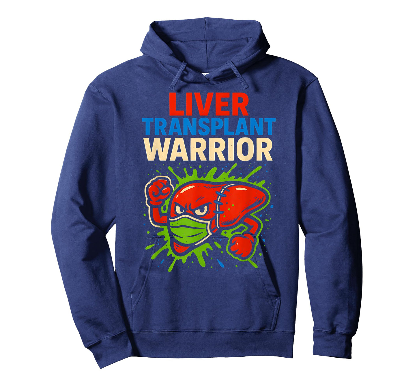 Liver Transplant Warrior Cool Mens Surgery Recovery T-Shirt