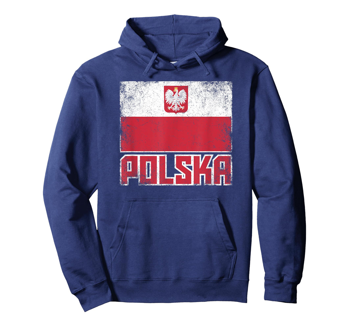 Polska Poland Flag Vintage Retro Country Polish Pride T-Shirt