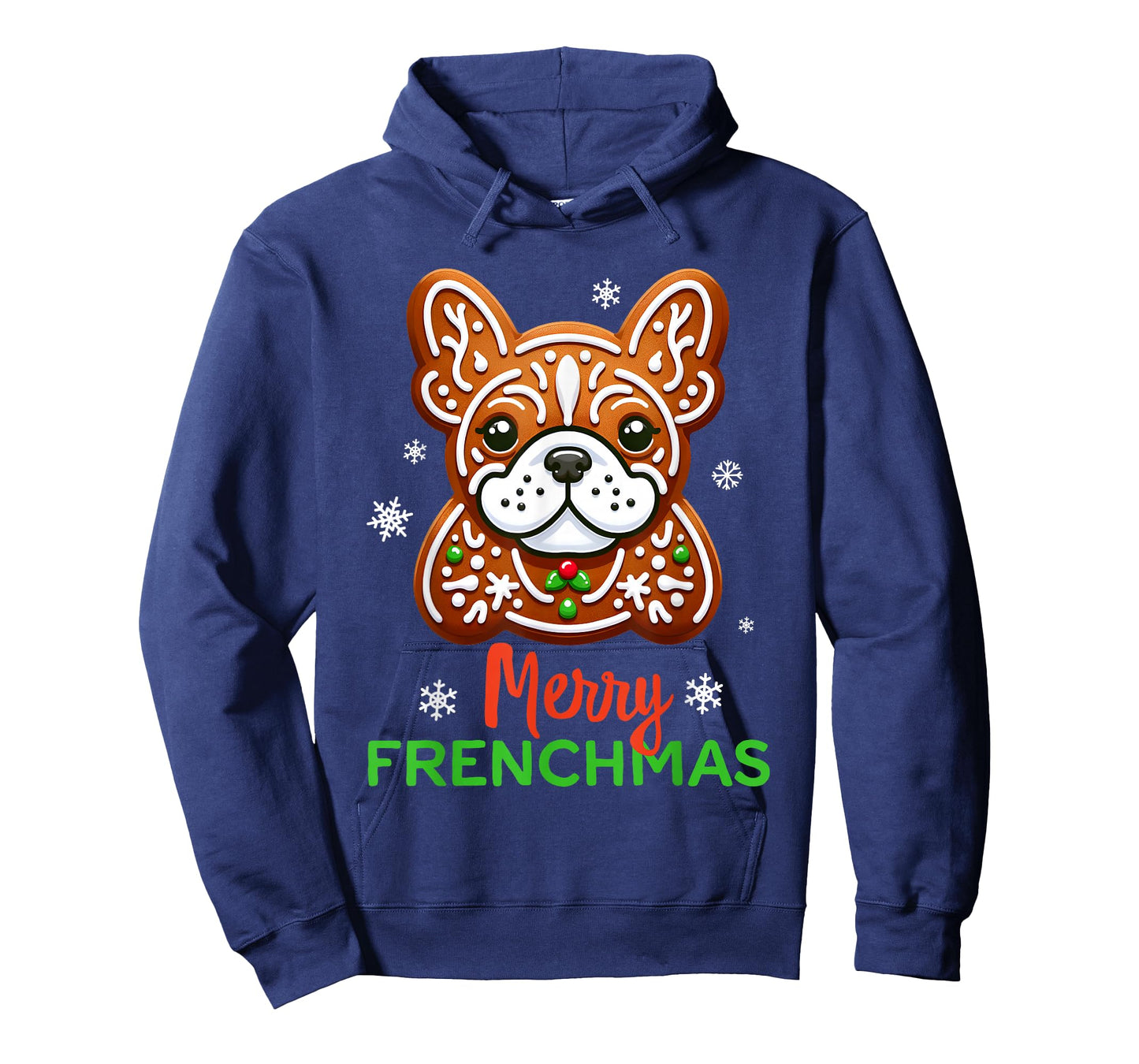Merry Frenchmas Xmas Cookie Crew French Bulldog Christmas T-Shirt