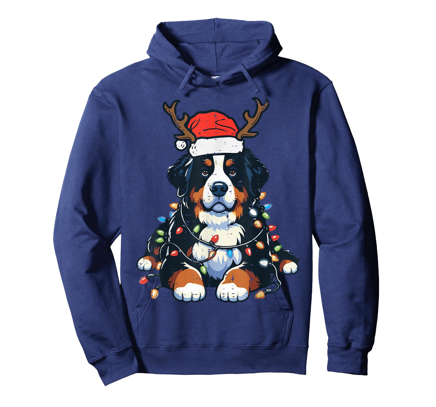 Christmas Bernese Mountain Dog Cute Xmas Pet Men Women Kids T-Shirt