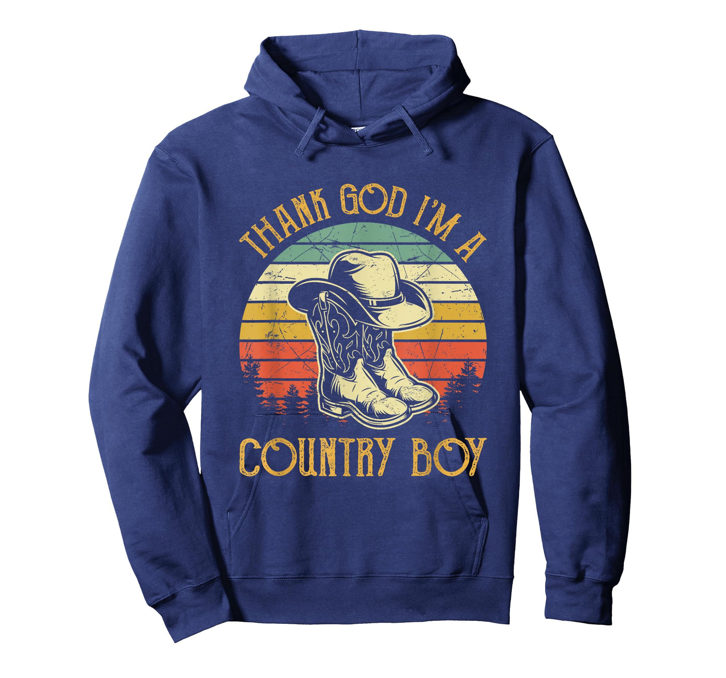 Thank God I'm A Country Music Boy Cowboy Southern Western T-Shirt