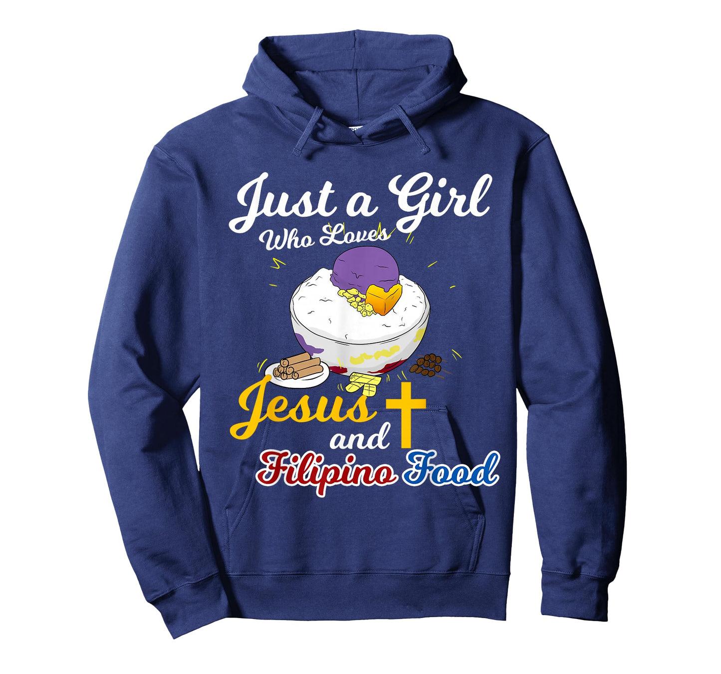 Philippines Filipina Girl Woman Loves Jesus Filipino Food T-Shirt