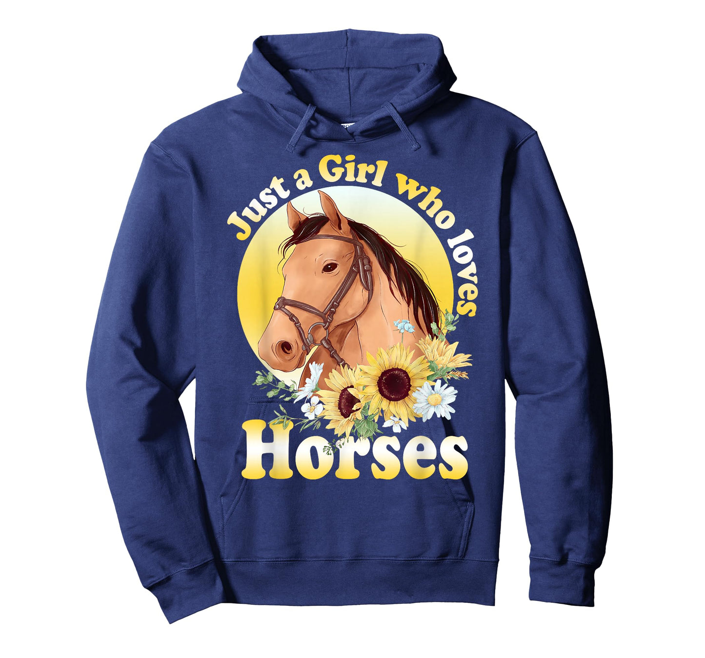 Just A Girl Who Loves Horses - Riding Girls T-Shirt Small