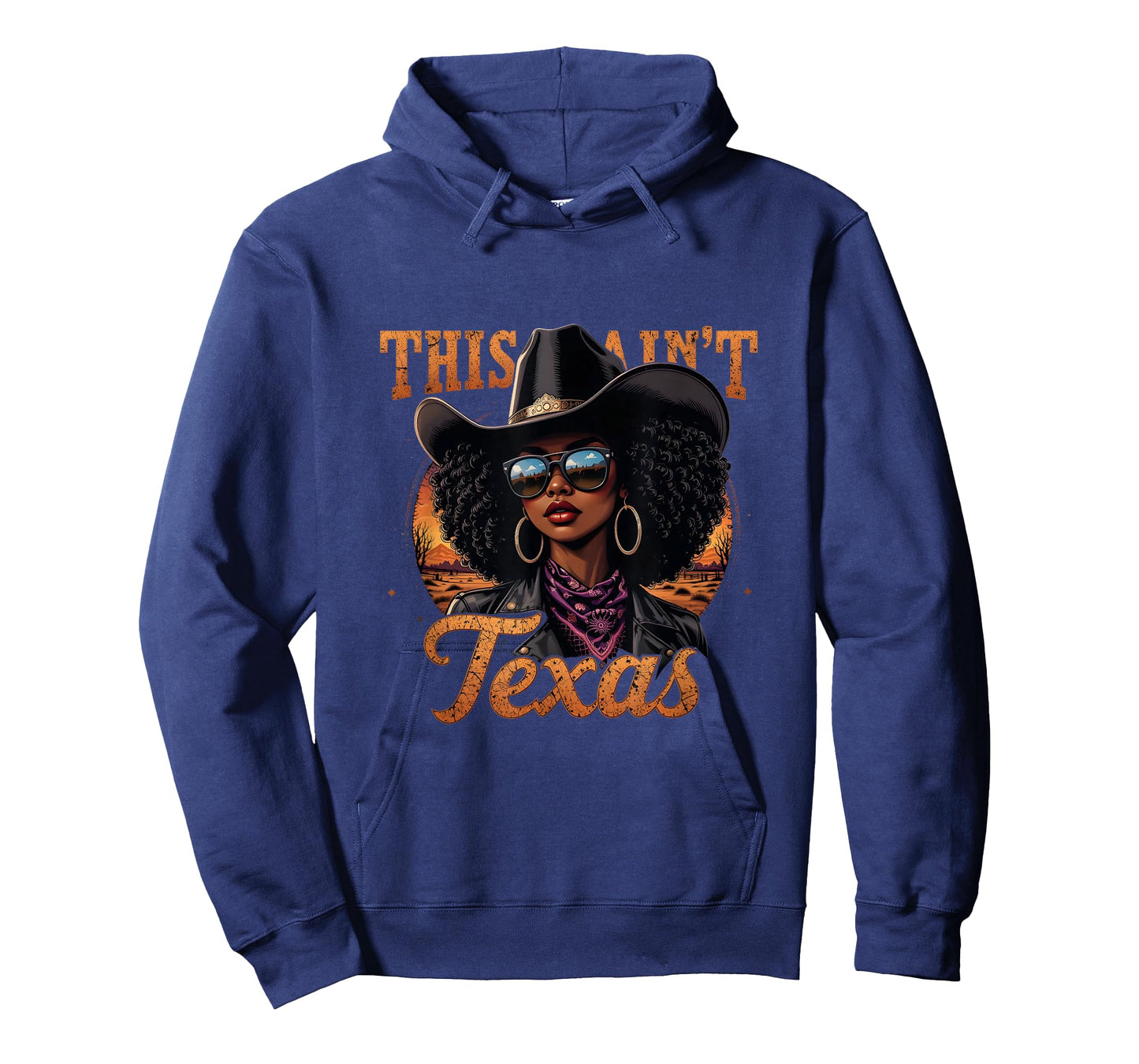Melanin This Ain’t Texas African American Cowgirl T-Shirt