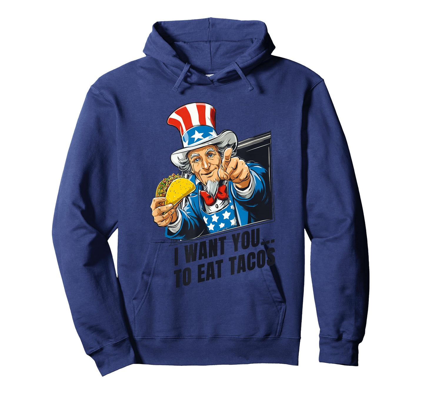 I Want You to Eat Tacos Statement Costume with Patriotic Sam T-Shirt