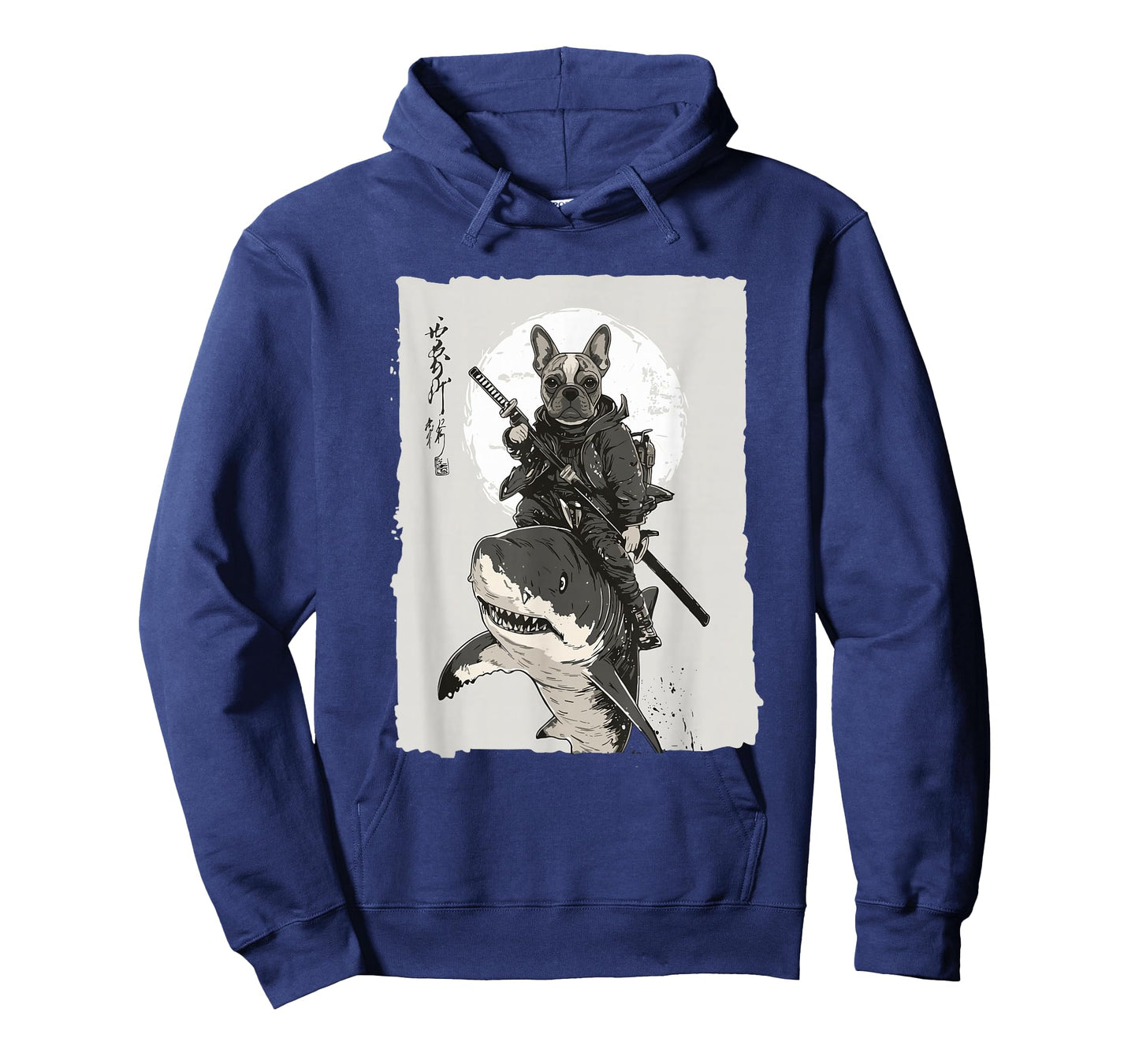 Samurai French Bulldog Dog Lover Vintage Mens Graphic T-Shirt