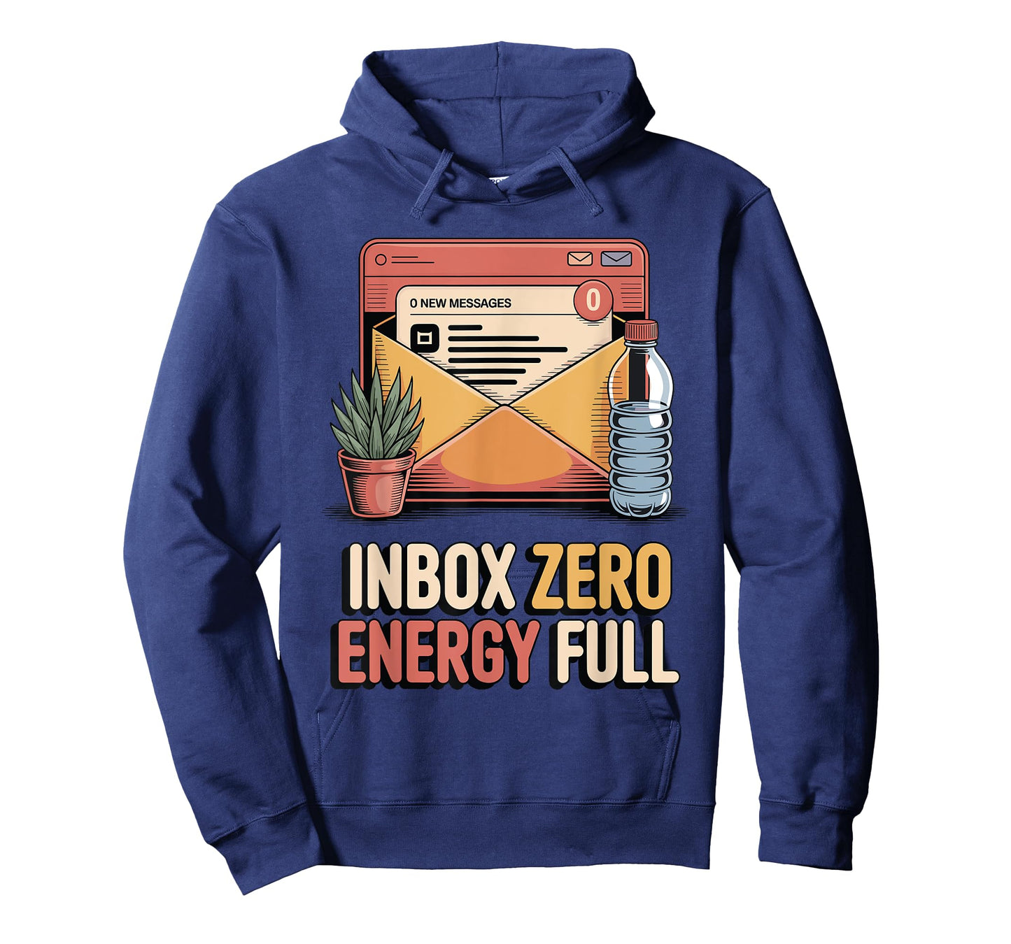 Inbox Zero Energy Full Funny Work from Home T-Shirt