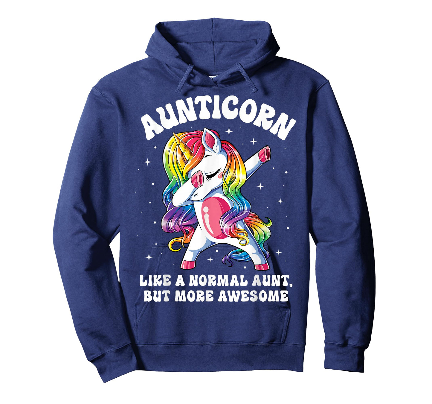 Aunticorn Like Normal Aunt But More Awesome Dabbing Unicorn T-Shirt Small