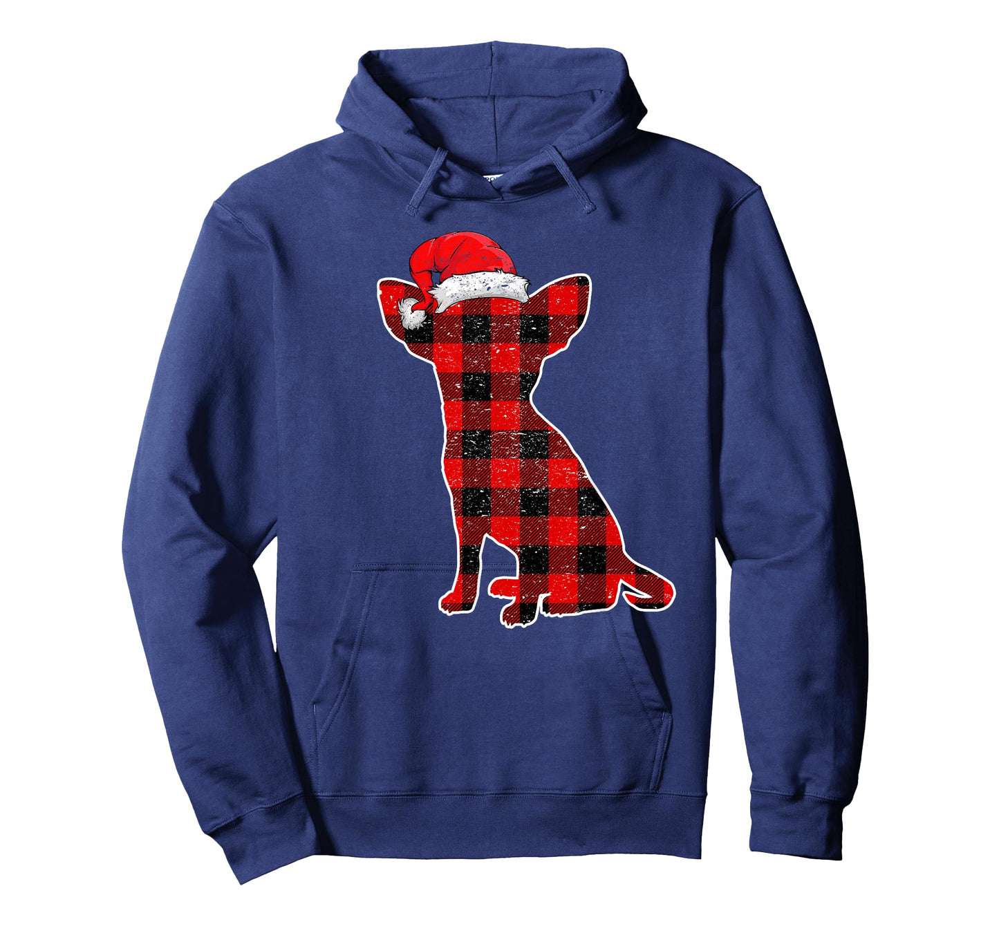 Christmas Plaid Dog Shirt, Christmas Chihuahua Pajama Men Women Kids T-Shirt