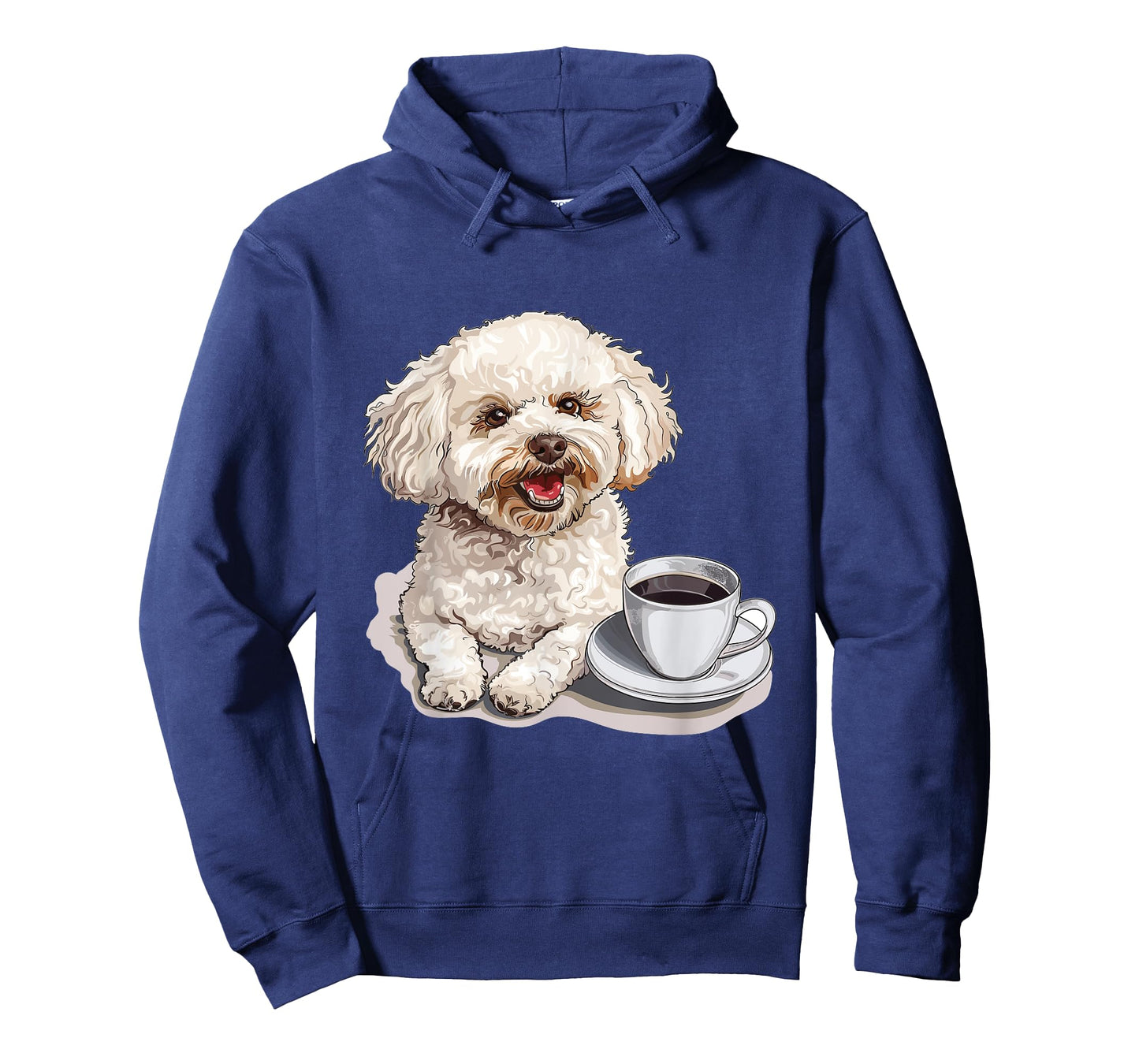 Bichon Frise Coffee Dog Breed Graphic T-Shirt