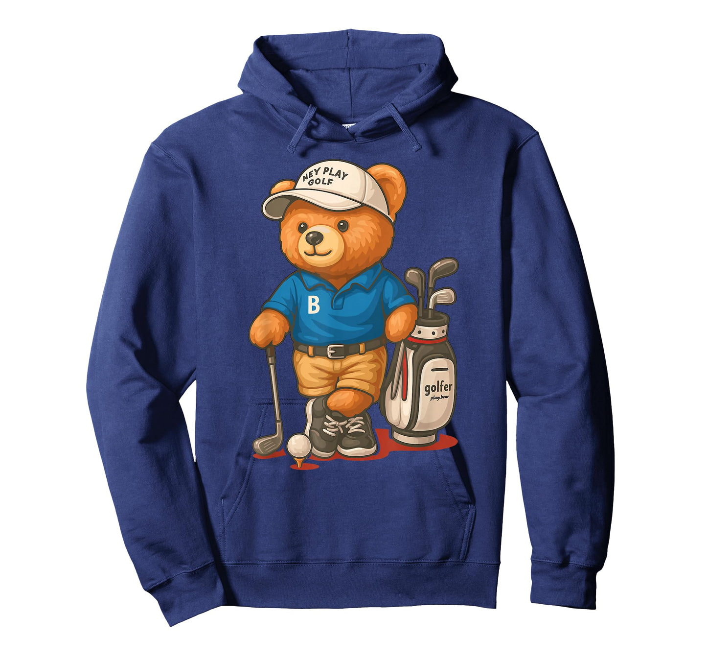 Funny Golf Accessories Golf Theme Teddy Bear Golf T-Shirt