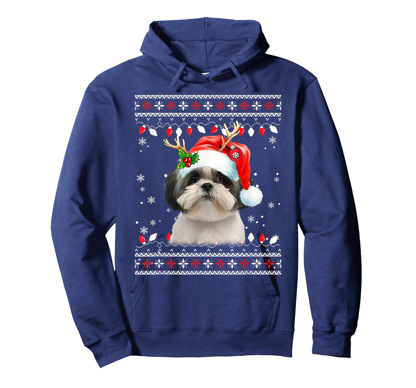Cute Shih Tzu Christmas Sweater for Dogs Lover T-Shirt