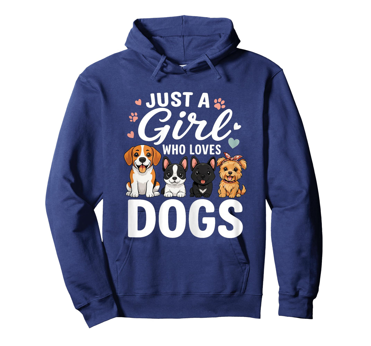 Just A Girl Who Loves Dogs Cute Dog T-Shirt