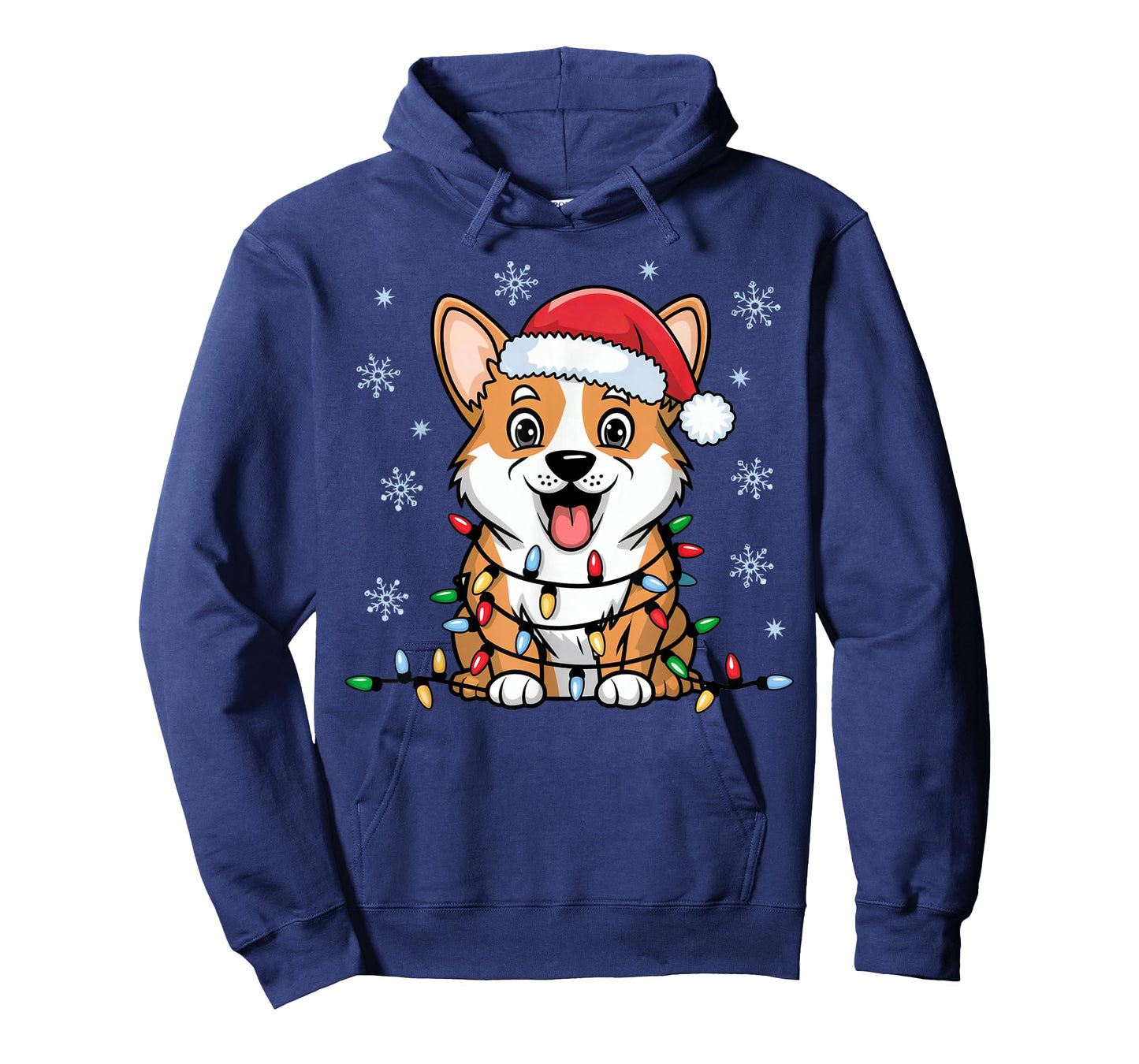 Pembroke Welsh Corgi Christmas Lights Xmas Dogs Gifts Women T-Shirt