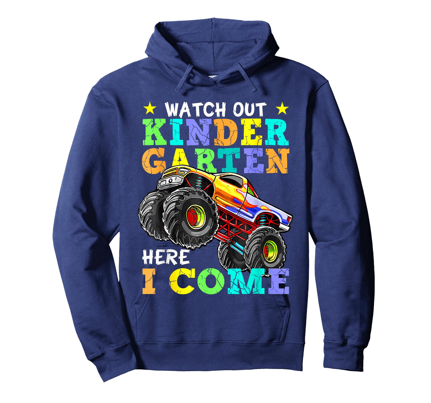 Back To School Kindergarten Here I Come For Boy Kid Truck T-Shirt