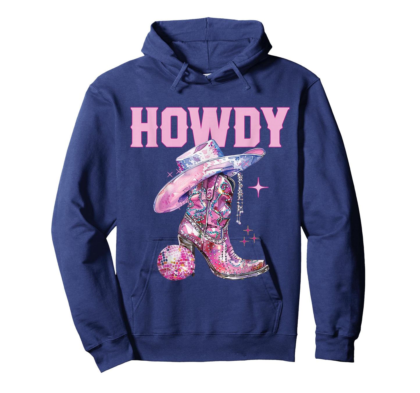 Howdy Southern Western Girl Country Rodeo Pink Cowgirl T-Shirt