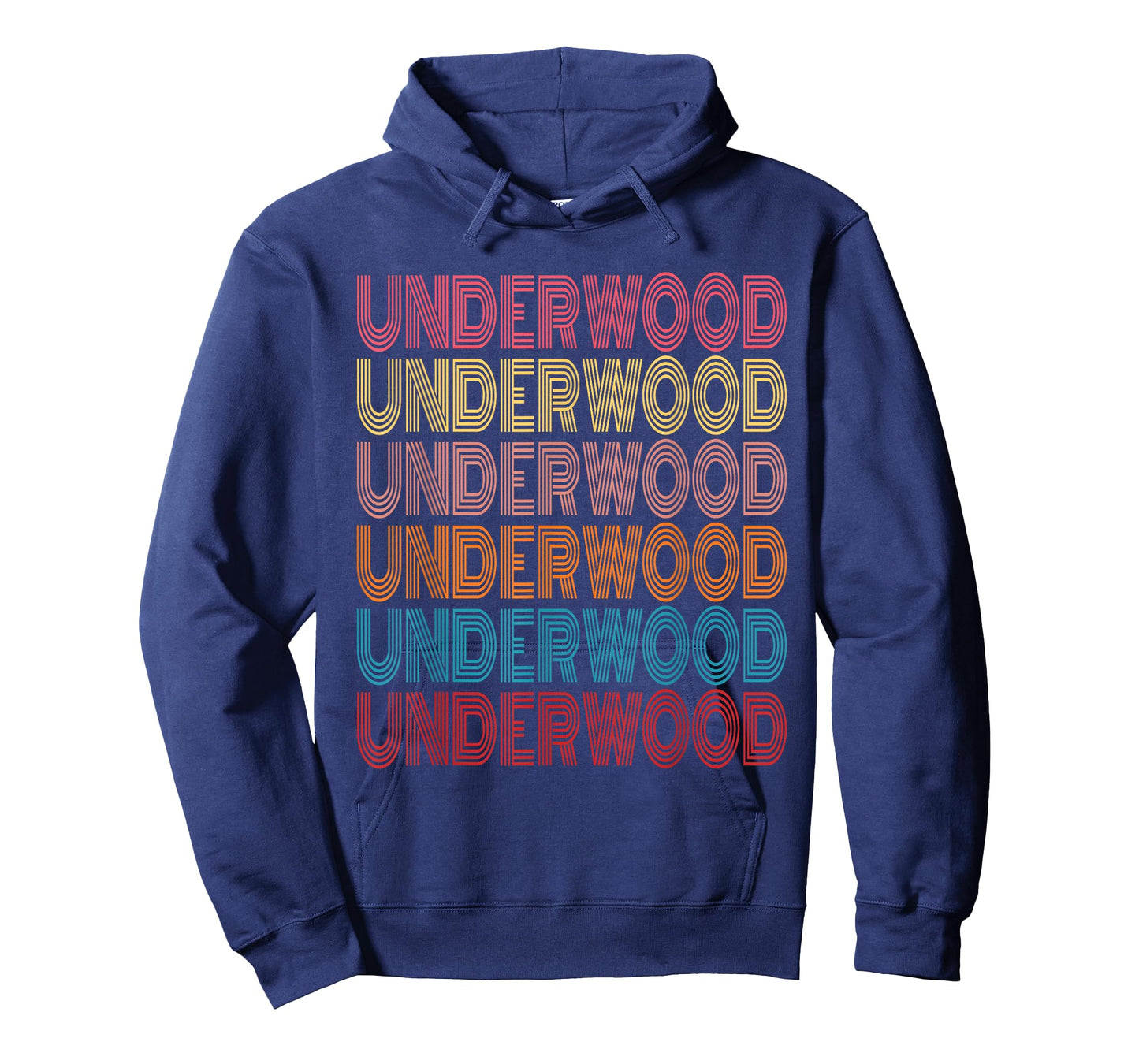 Retro Underwood First Name Boy Kids Personalized Girl T-Shirt