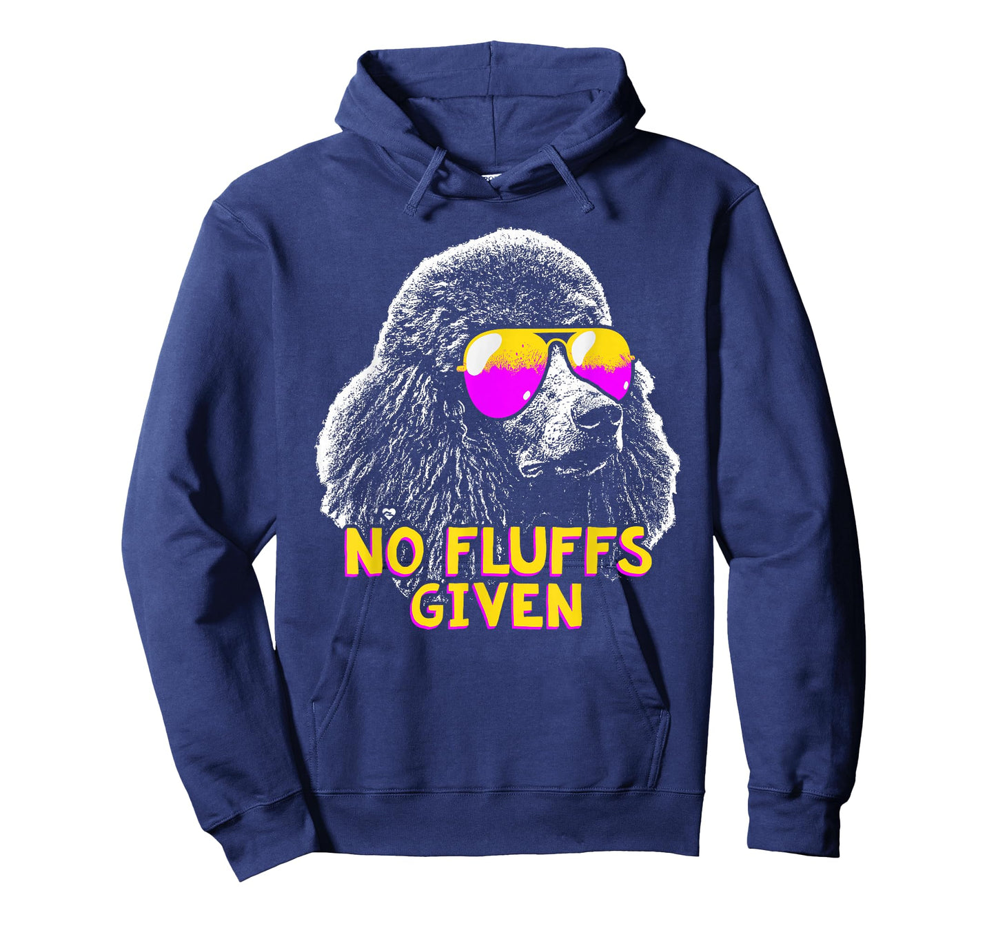 Poodle No Fluffs Funny Gifts T-Shirt Small